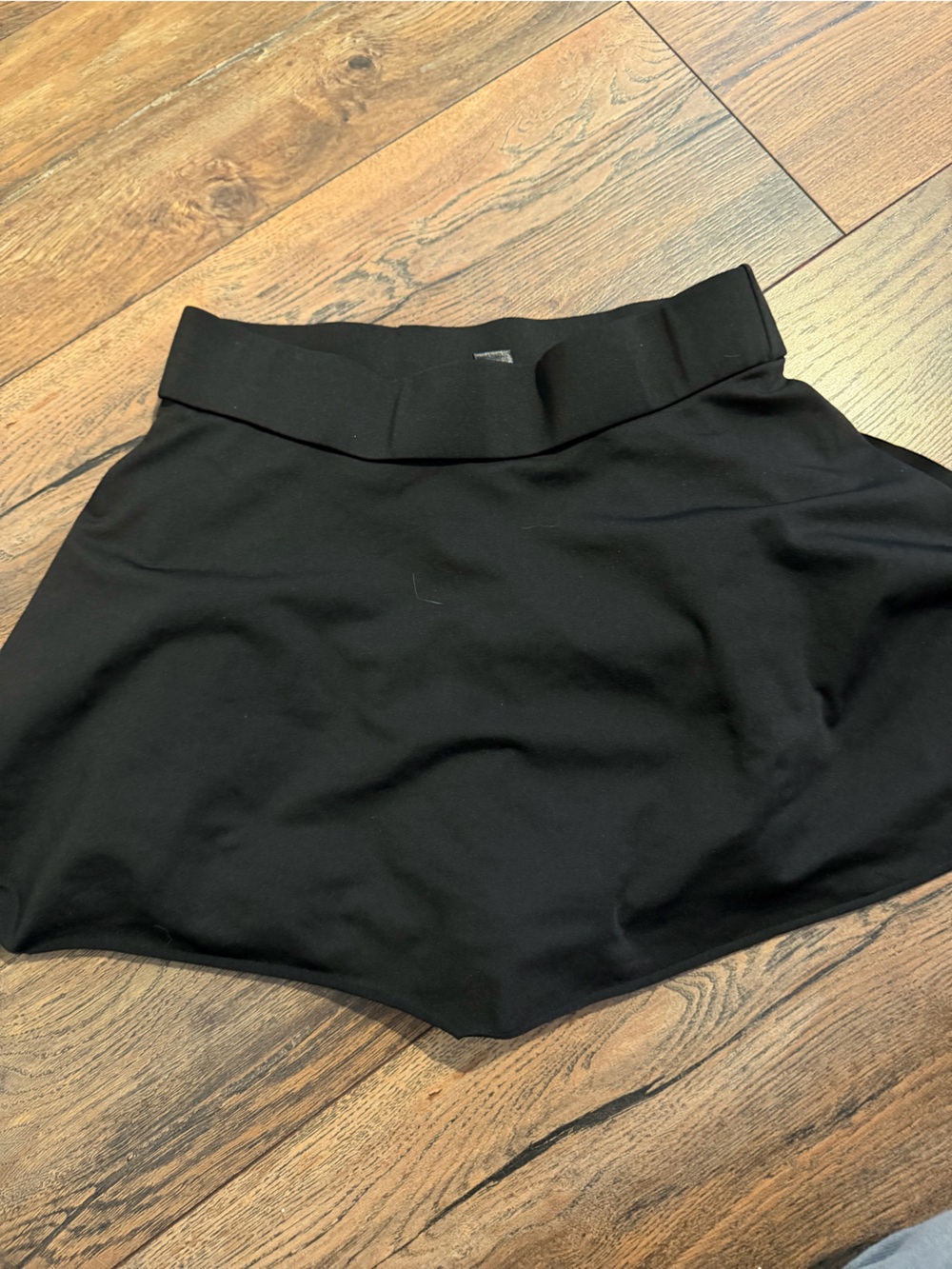 Black athletic  Skort